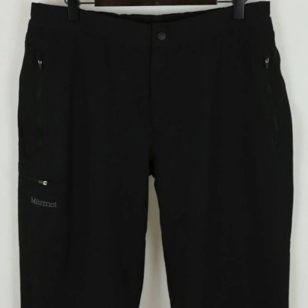 Marmot Scree Women's Large Black High Rise Weather Resistant Boot Cut Pants - Picture 3 of 11